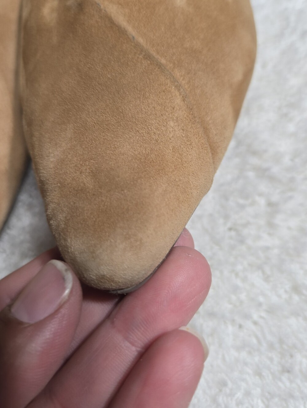 Birdies The Swan Golden Oak Suede Mule Slides 7.5 - Picture 6 of 8
